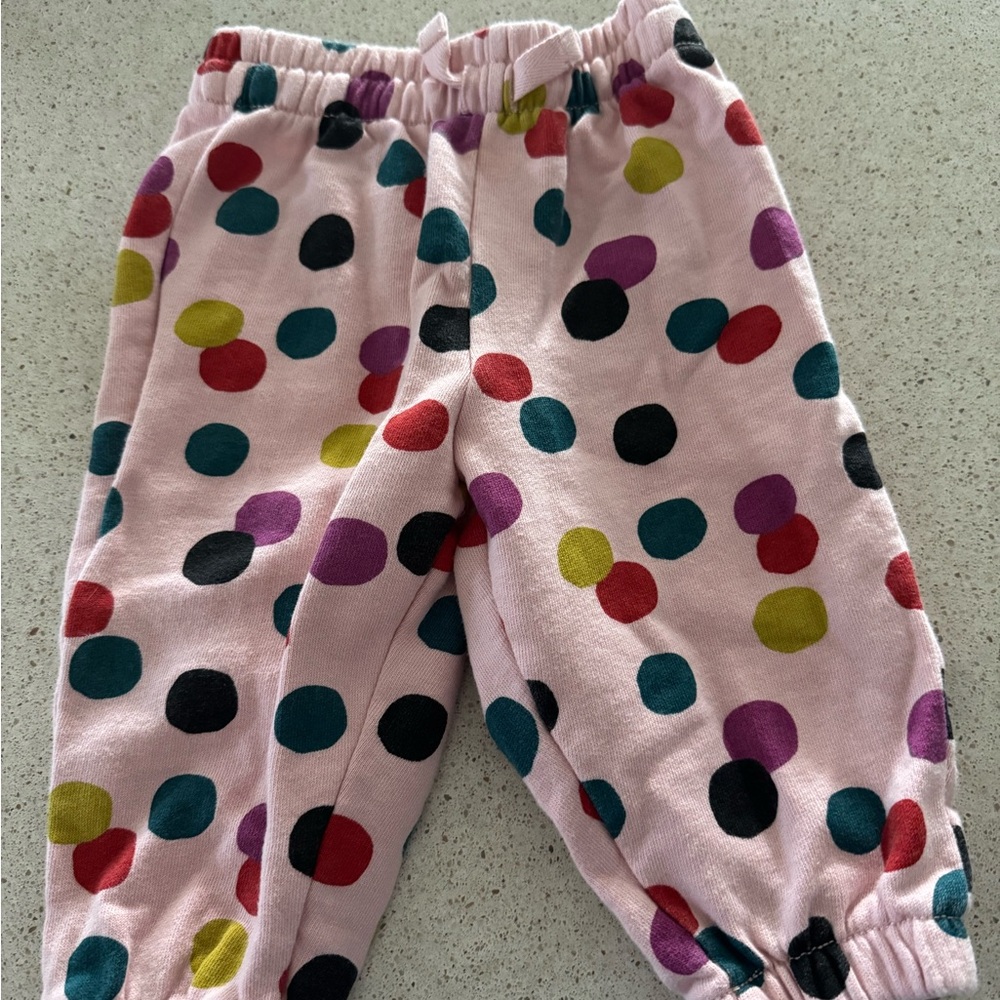 Hanna Andersson Pink Polka Dot Kids Casual Bottoms